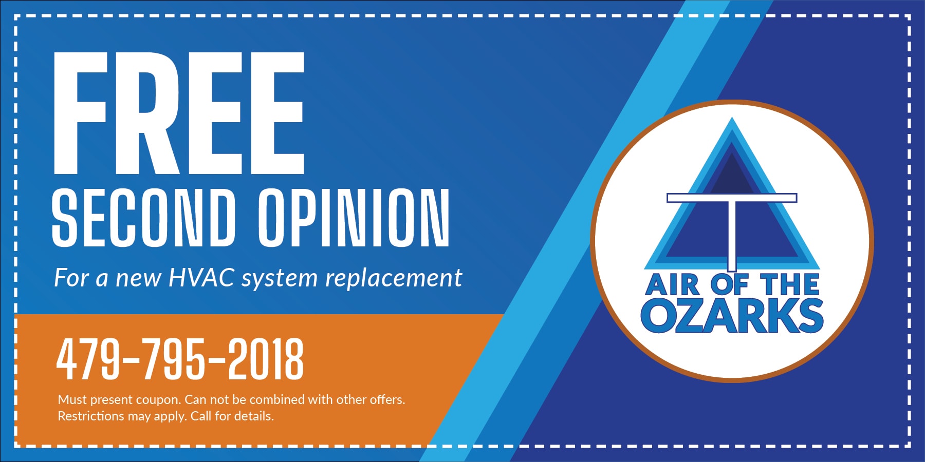 Free second opinion for a new HVAC system replacement.