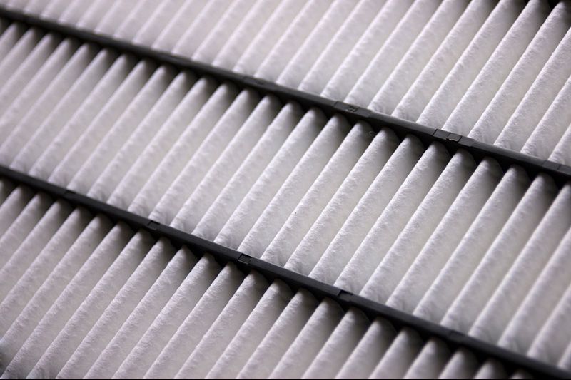 A close up of a furnace filter. What are furnace filters?